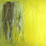 GELB_Wachs/Mischtechnik auf Karton